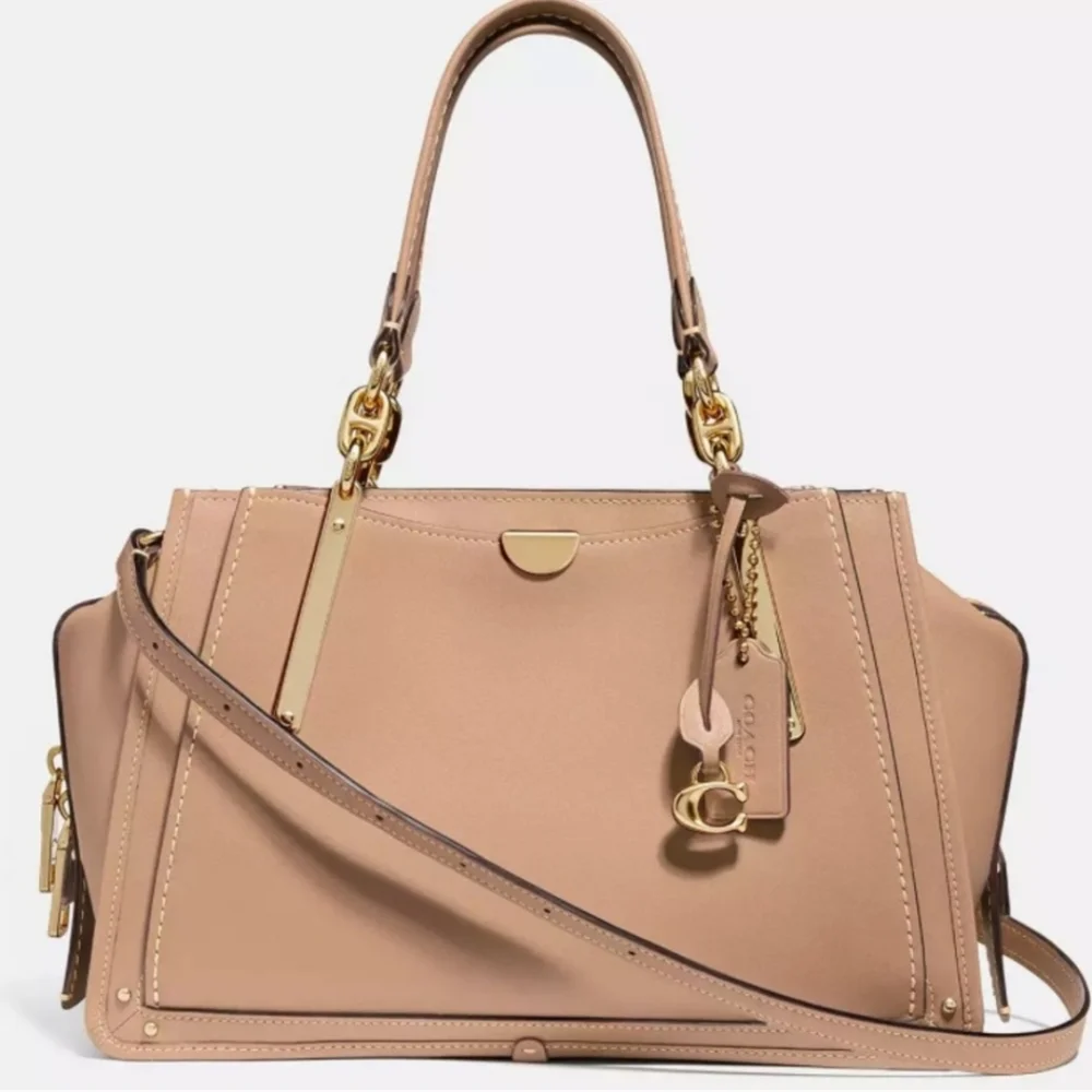 NWOT Coach Leather Dreamer In The Color Beachwood With Inter-changeable Strap - Picture 4 of 16